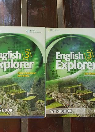 English explorer 3 cambridge think 1 workbook student's book учебник зошит англійська3 фото