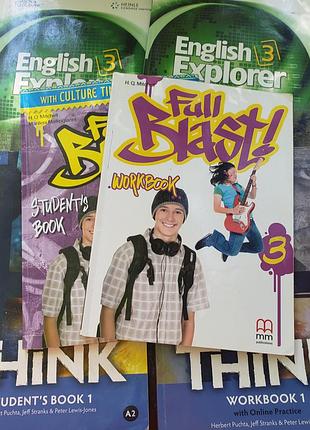 Full blast 3 english explorer 3 cambridge think 1 workbook student's book