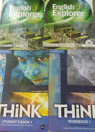 English explorer 3 cambridge think 1 workbook student's book учебник зошит англійська