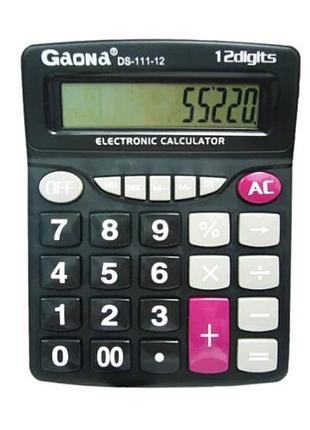 Калькулятор чисел gaona kk 8800/ds-111-12 black