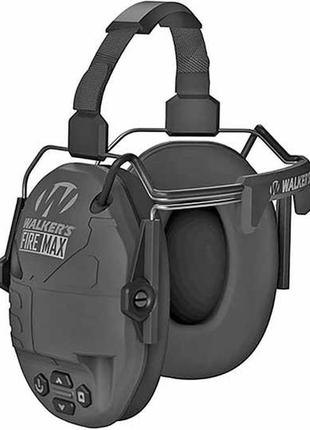 Навушники тактичні активні шумоподавлюючі walker's rechargeable firemax earmuffs neck з nrr 23 дб