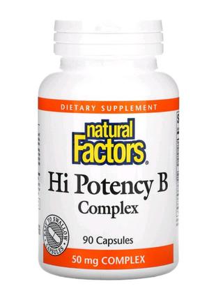 Вітаміни групи в, 90 капсул natural factors iherb витамины групи в