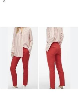 Укорочені брюки massimo dutti льон