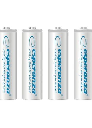 Аккумулятор ni-mh aa esperanza eza104w 2000 mah в блистере 4шт белый