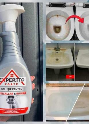 Засіб для чищення від накипу та іржі expertto forte, 500 мл