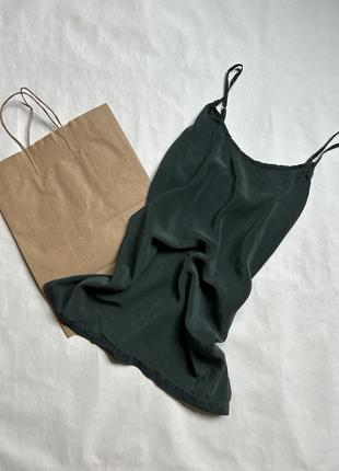 Топ майка їз чистого шовку intimissimi.
