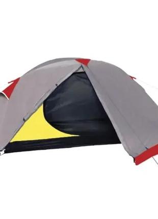 Палатка двухместный экспедиционный класс tramp sarma 2 trt-030 серый с красным