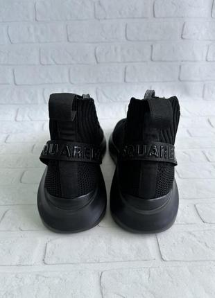 Черные кроссовки dsquared2 39 размер черные кроссовки4 фото