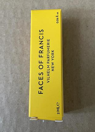 Vilhelm parfumerie faces of francis edp 2ml