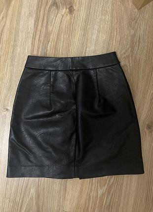 Кожаная юбка 4