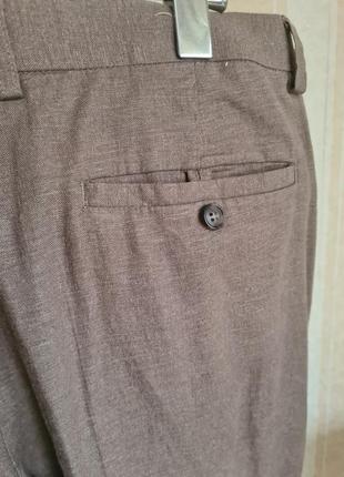 Мужские новые брюки лён/вискоза marks & spenser р.36 -. xl, р. 502 фото