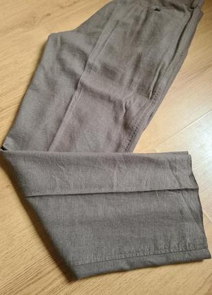 Мужские новые брюки лён/вискоза marks & spenser р.36 -. xl, р. 508 фото