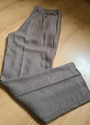 Мужские новые брюки лён/вискоза marks & spenser р.36 -. xl, р. 507 фото