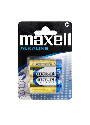 Батарейка maxell lr-14 2pk blister 2шт m-774417.04.eu