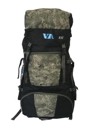 Рюкзак туристический va t-04-9 85 л камуфляж