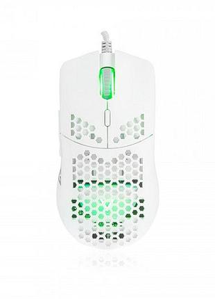 Мышка modecom shinobi 3360 volcano игровая 12000 dpi 6кн белая