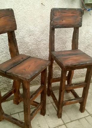 Барные стулья под старину ( барный стул из дерева ) деревянные