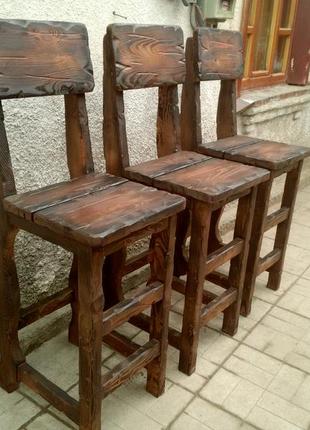 Барные стулья под старину ( барный стул из дерева ) деревянные