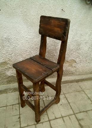 Барные стулья под старину ( барный стул из дерева ) деревянные