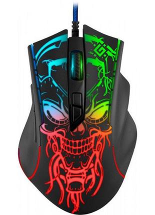 Мишка defender bulletstorm gm-928 ігрова дротова usb 7200dpi 7кн black
