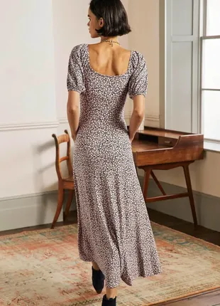 Шикарна натуральна трикотажна сукня – міді максі з об'ємними рукавами кишенями/довге плаття .батал2 фото