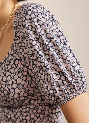 Шикарна натуральна трикотажна сукня – міді максі з об'ємними рукавами кишенями/довге плаття .батал4 фото