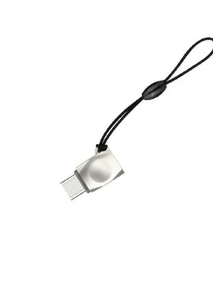 Переходник hoco micro usb для type-c ua8 2,4x1.3x0.6 см nickel