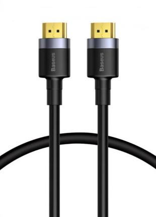 Кабель baseus cafule black з hdmi на hdmi 4k 3 м