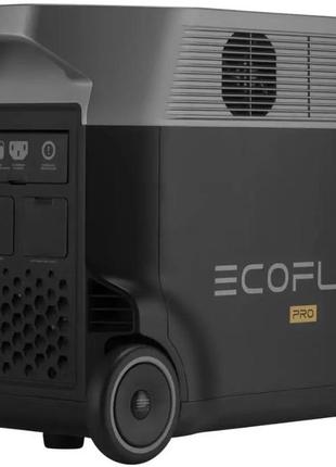 Зарядна станція портативна з коліщатками ecoflow delta pro 20989 3600вт/год 4 розетки 4usb/2ucb-c чорний