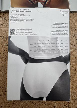 Набор трусиков calvin klein 5шт размер l2 фото