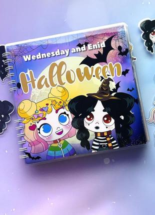 Альбом на липучках avatar world wednesday and enid halloween