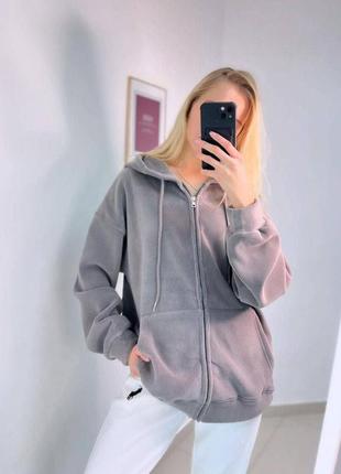 Флисовая кофта на молнии