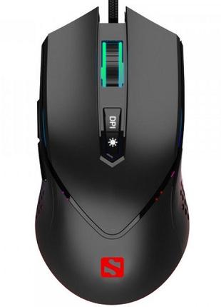 Мышка sandberg 640-20 azazinator mouse 6400 rgb игровая проводная usb 6400dpi 7кн huano черная