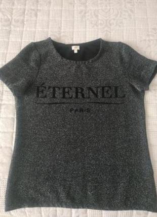 Футболка с люрексом блестящая футболка2 фото