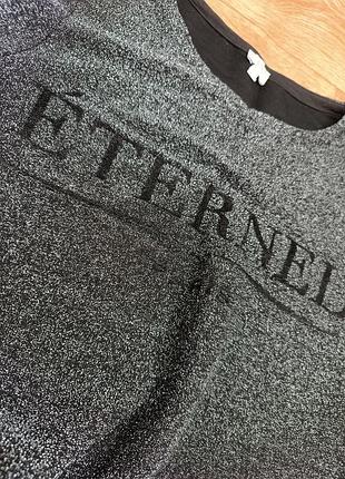 Футболка с люрексом блестящая футболка8 фото