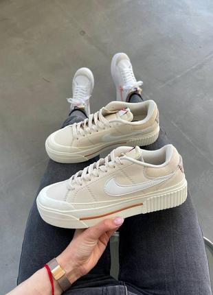 Брендові жіночі кросівки nike court legacy lift * bbld
