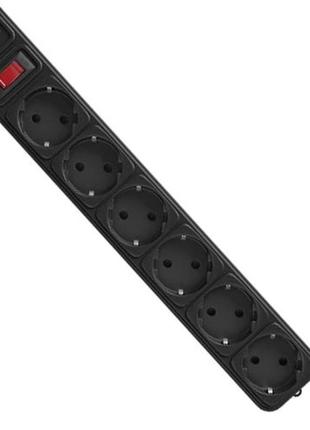 Сетевой фильтр gembird spg6-g-15b 6 розеток 4.5м 10а черный