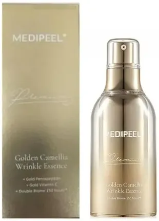 Антивозрастная эссенция для лица medi peel peptide 9 golden camellia wrinkle essence 50g