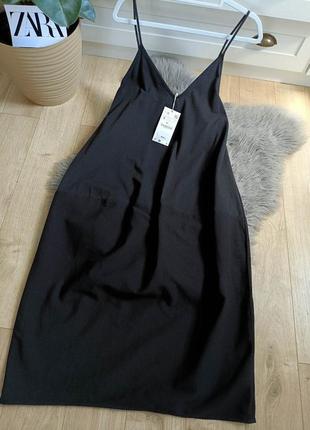 Сукня-кокон міді від zara, розмір s-м*1 фото