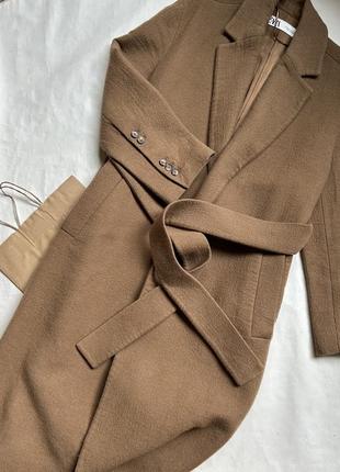 Базове двубортне вовняне пальто від zara!
