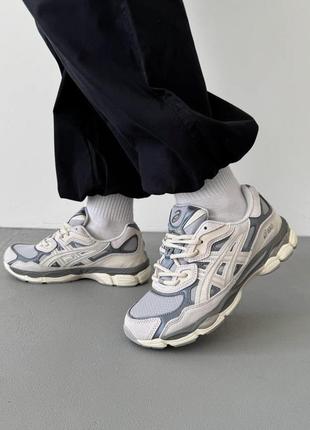Кроссовки ассикс asics гел ник gel-nyc All/beige gore-tex