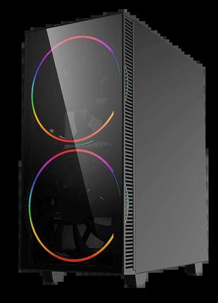 Корпус gamemax black hole без блока питания middle/midi tower черный