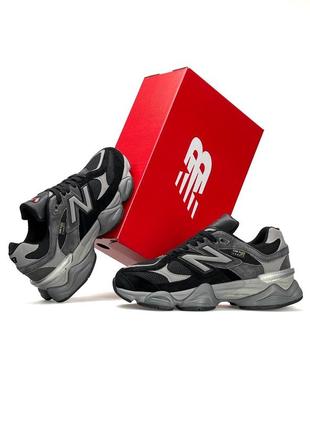 Мужские кроссовки new balance 9060 cordura black grey 41-42-43-44-45-464 фото