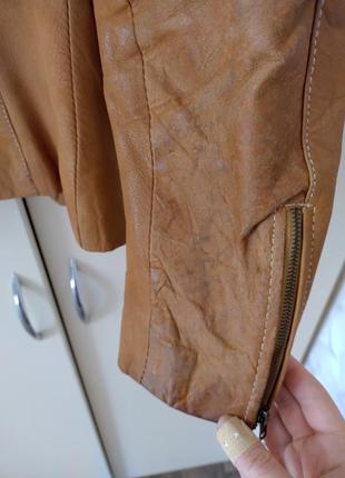 Женская курточка кожаная3 фото
