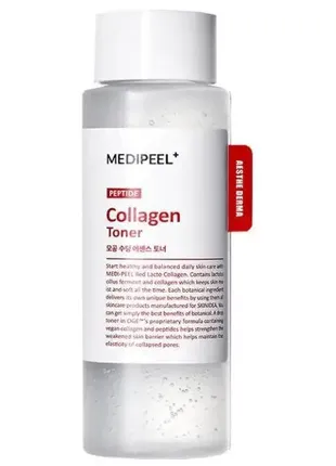 Успокаивающий тонер medi-peel red lacto collagen soothing essence toner 200ml
