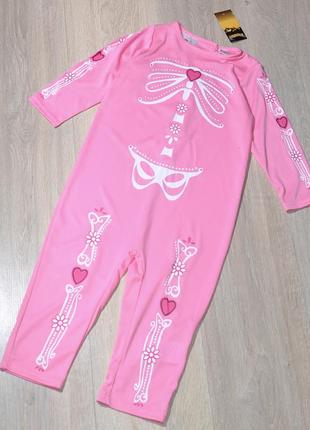 Ромпер halloween 12-18-24 мес. ☠️ скелет человечек карнавальный костюм хэллоуин хэлоуин хеллоуин хелоуин хелловин хеловин хеллоувин george