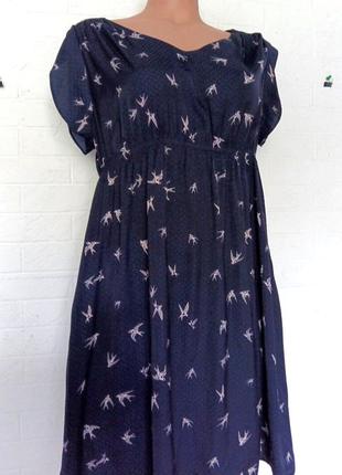 Сукня шовкова з боковими карманами5 фото