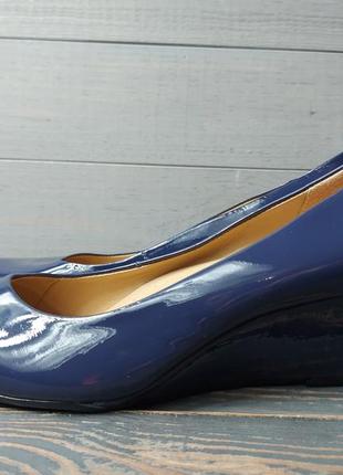 Jones, удобные туфли, натуральная кожа, темно синий цвет, размер 392 фото