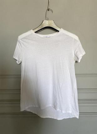 Біла базова футболка zara asos h&m