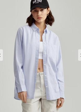 Рубашка, сорочка в смужку